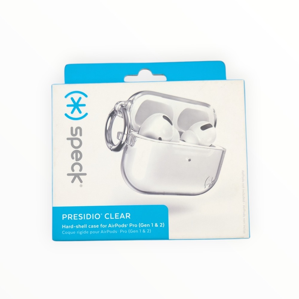 F3-O Speck Presidio Clear Hard-Shell Case for AirPods Pro (1st & 2nd‎ Gen)
